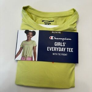 Champion Girls' Everyday Tee - Lime Green